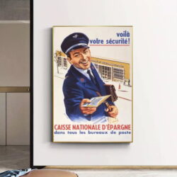 vintage sparfonds poster