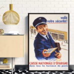 vintage sparfonds poster