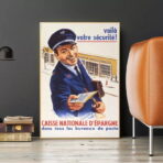 vintage sparfonds poster