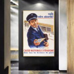 vintage sparfonds poster