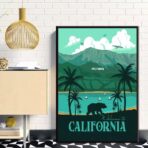vintage kalifornien poster 1