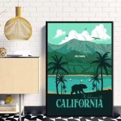 vintage kalifornien poster 1