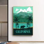 vintage kalifornien poster 1