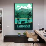 vintage kalifornien poster 1