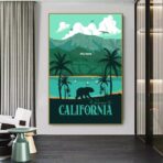 vintage kalifornien poster 1