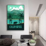 vintage kalifornien poster 1