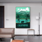 vintage kalifornien poster 1