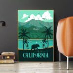 vintage kalifornien poster 1