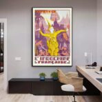 vintage kambodscha poster