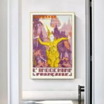 vintage kambodscha poster