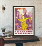vintage kambodscha poster