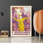 vintage kambodscha poster