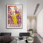 vintage kambodscha poster