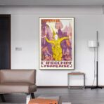 vintage kambodscha poster