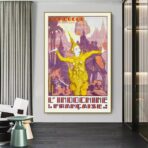 vintage kambodscha poster