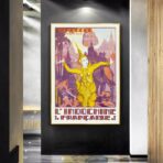 vintage kambodscha poster