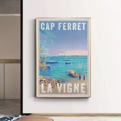 vintage cap frettchen poster