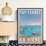 vintage cap frettchen poster