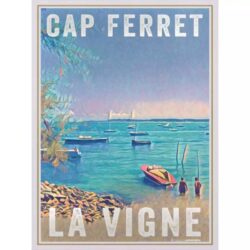 vintage cap frettchen poster
