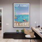 vintage cap frettchen poster
