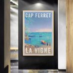 vintage cap frettchen poster
