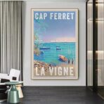 vintage cap frettchen poster