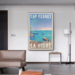 vintage cap frettchen poster