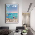vintage cap frettchen poster