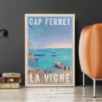 vintage cap frettchen poster