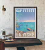 vintage cap frettchen poster