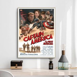 vintage captain america poster 1