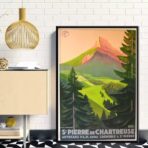 vintage chartreuse poster 1