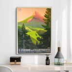 vintage chartreuse poster 1