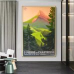 vintage chartreuse poster 1