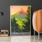 vintage chartreuse poster 1