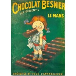 poster schokolade besnier