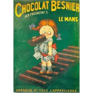 poster schokolade besnier