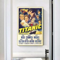 poster kino vintage titanic