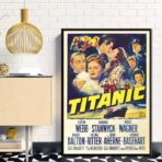 poster kino vintage titanic