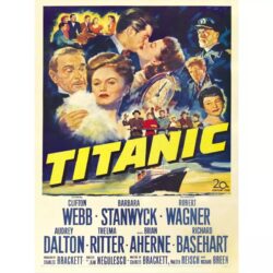 poster kino vintage titanic