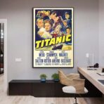 poster kino vintage titanic