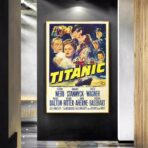 poster kino vintage titanic