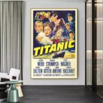 poster kino vintage titanic