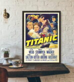 poster kino vintage titanic