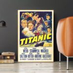 poster kino vintage titanic