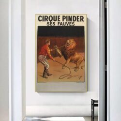 vintage lowen zirkus poster