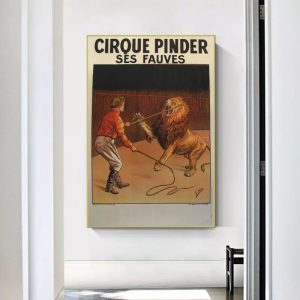 vintage lowen zirkus poster