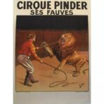 vintage lowen zirkus poster