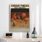 vintage lowen zirkus poster