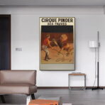 vintage lowen zirkus poster
